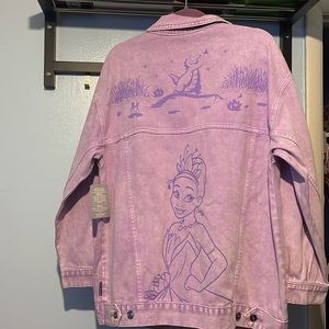 Tiana princess purple jean jacket. Size L. Jacket is oversized.
